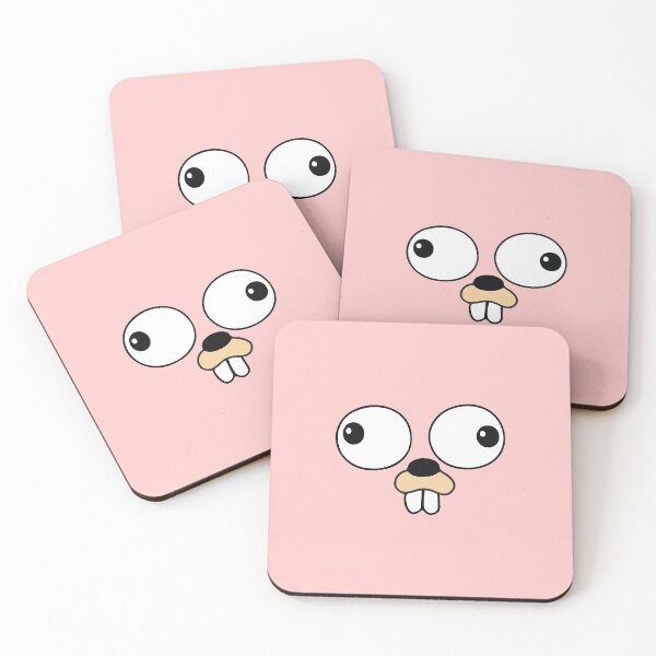 Item preview, Pink Go Lang Gopher Face only - Halloween Costume designed and sold by codingpotato.