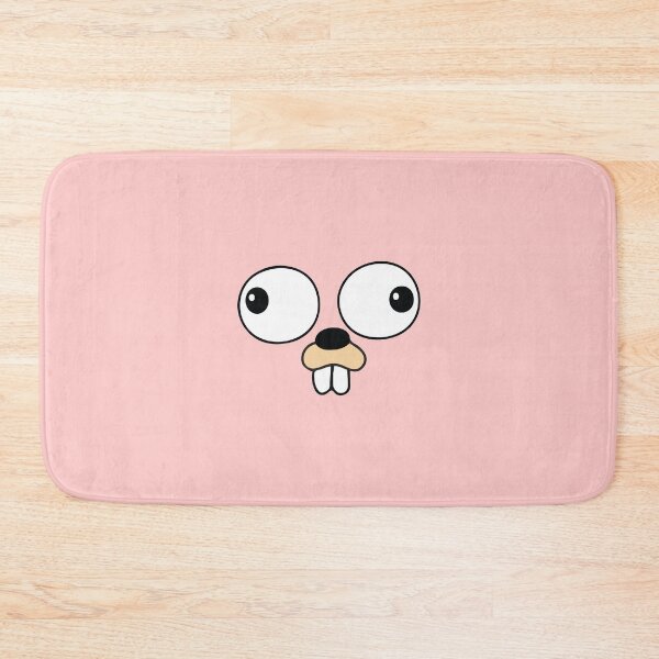 Item preview, Pink Go Lang Gopher Face only - Halloween Costume designed and sold by codingpotato.
