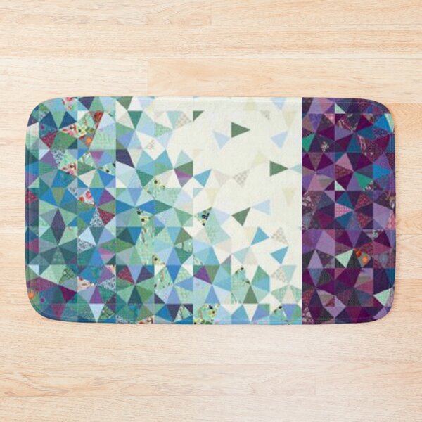 Item preview, Monochromatic Aqua Amethyst Abstract  designed and sold by lotusbud.