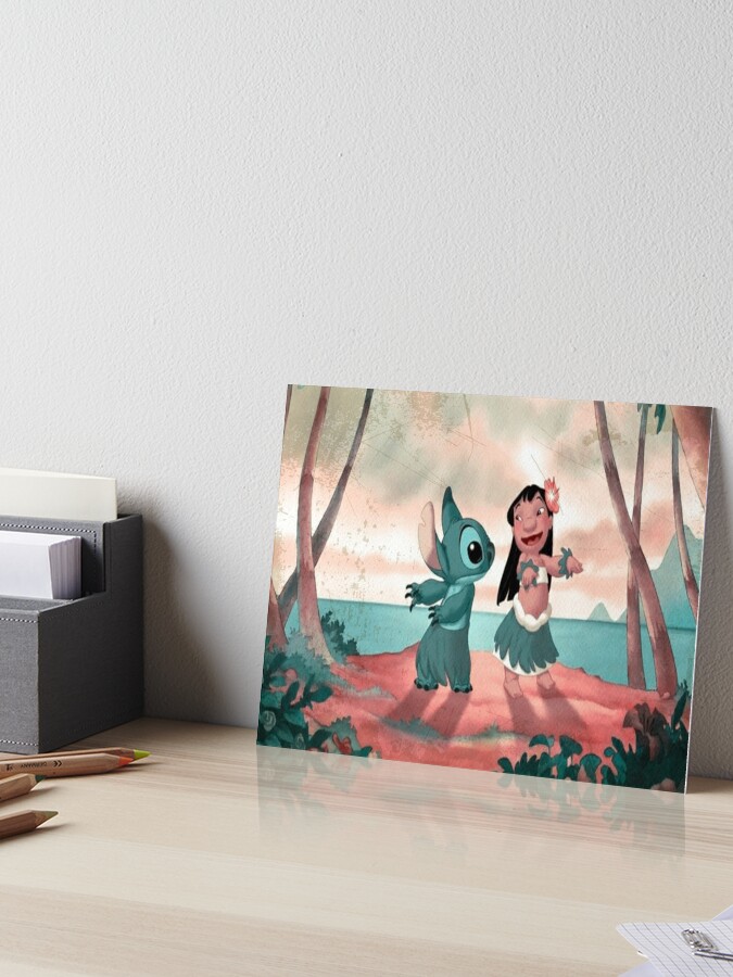 Cute Stitch Art Board Print for Sale by Artcci