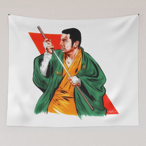 Item preview, Shintaro Katsu - An illustration by Paul Cemmick designed and sold by TIGERDAVER.