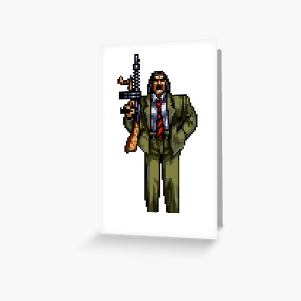 Streets of Rage 2 Mr X Greeting Card for Sale by retrogameprints