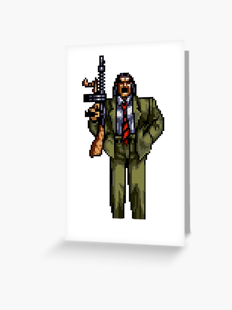 Streets of Rage 2 Mr X Greeting Card for Sale by retrogameprints