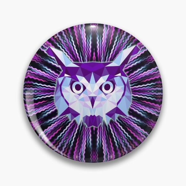 Item preview, Geometric Purple Night Owl designed and sold by NoMatterLab.