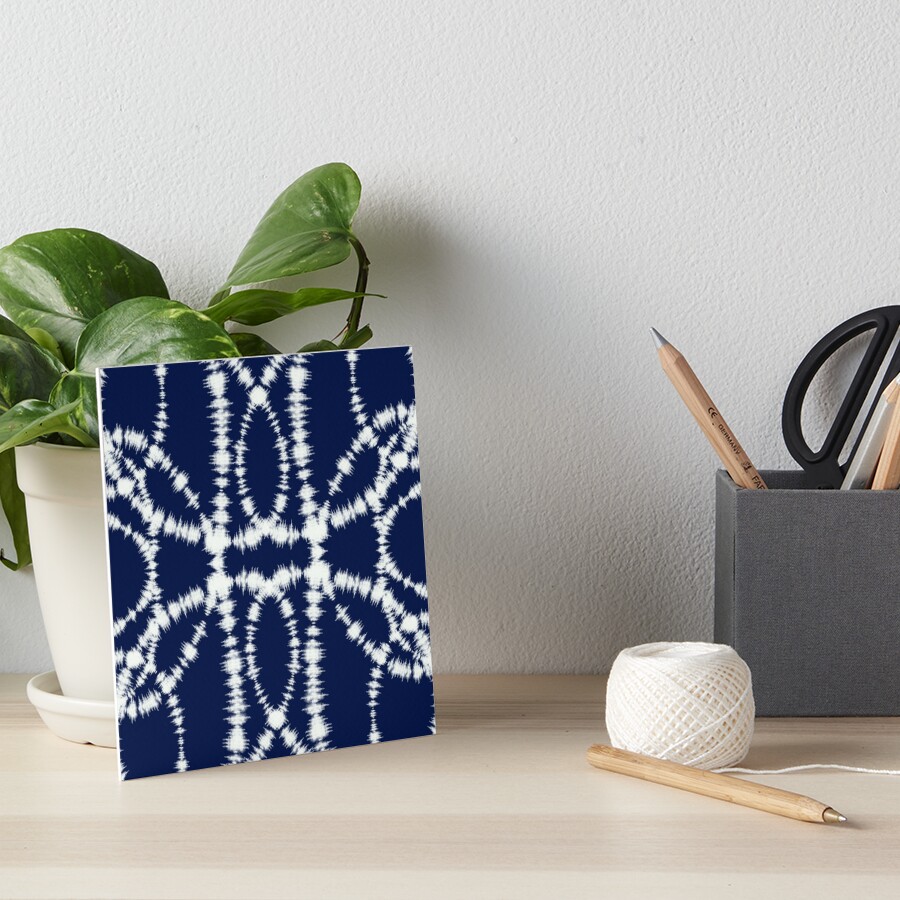 Tie Dye Indigo 3 Art Board Print