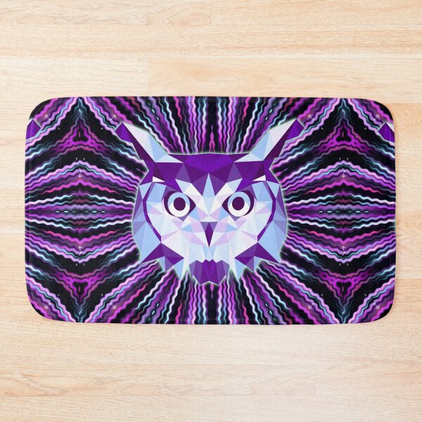 Item preview, Geometric Purple Night Owl designed and sold by NoMatterLab.
