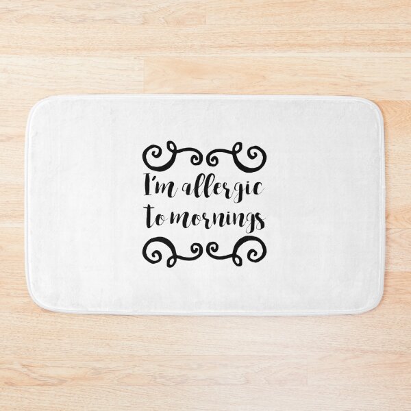 Item preview, I'm allergic to mornings designed and sold by GraphikNook.