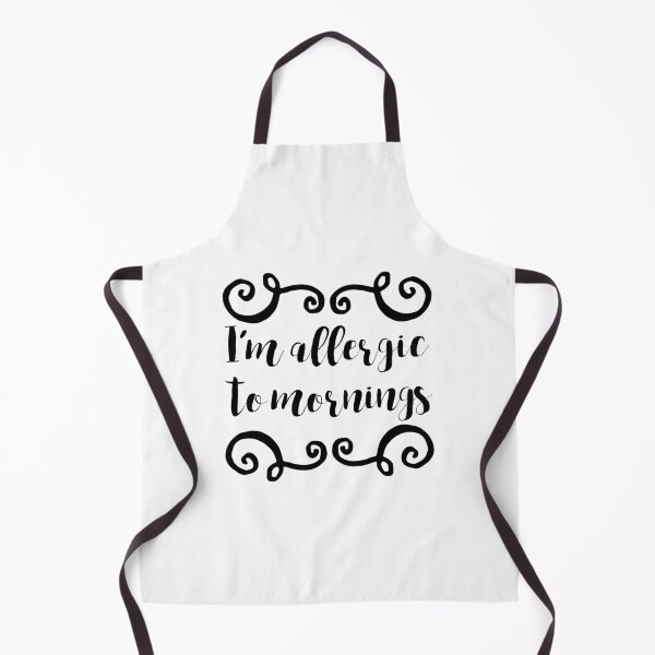 Item preview, I'm allergic to mornings designed and sold by GraphikNook.