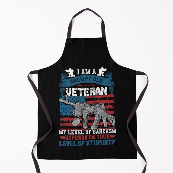 Item preview, I Am A Grumpy Old Veteran My Level Of Sarcasm Depends designed and sold by TimoJohnson78.