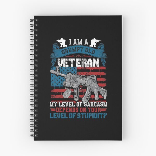Item preview, I Am A Grumpy Old Veteran My Level Of Sarcasm Depends designed and sold by TimoJohnson78.