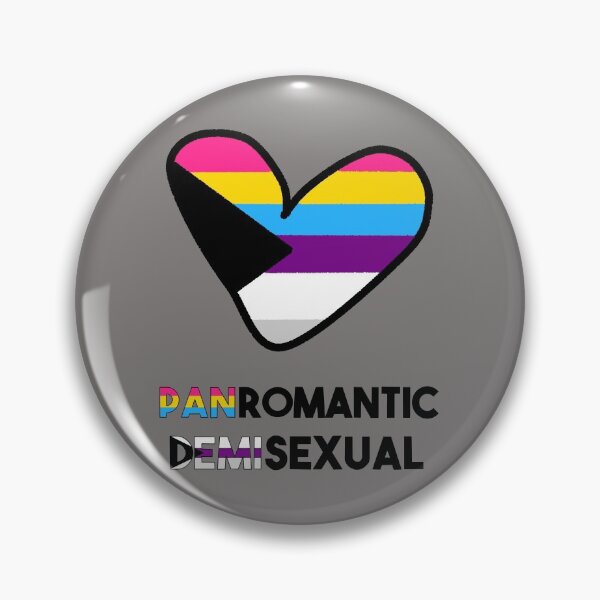 Item preview, LGBTQ+ Panromantic Demisexual Heart- Love  designed and sold by VtheArtist.