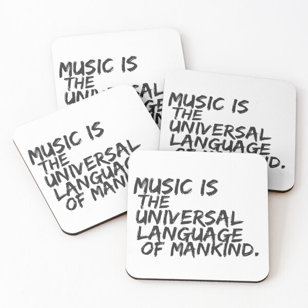 Item preview, Music Is The Language Quote designed and sold by JRM Tees & More Store.