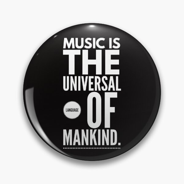 Aperçu de l'œuvre La musique est la citation de la langue créée et vendue par JRM Tees & More Store.