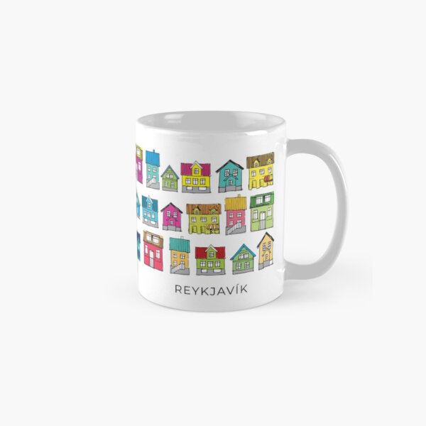 Item preview, Houses of Reykjavík designed and sold by Loopyful Design.