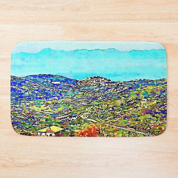 Item preview, Laureana Cilento: seascape with village of Agropoli designed and sold by Giuseppe Cocco.