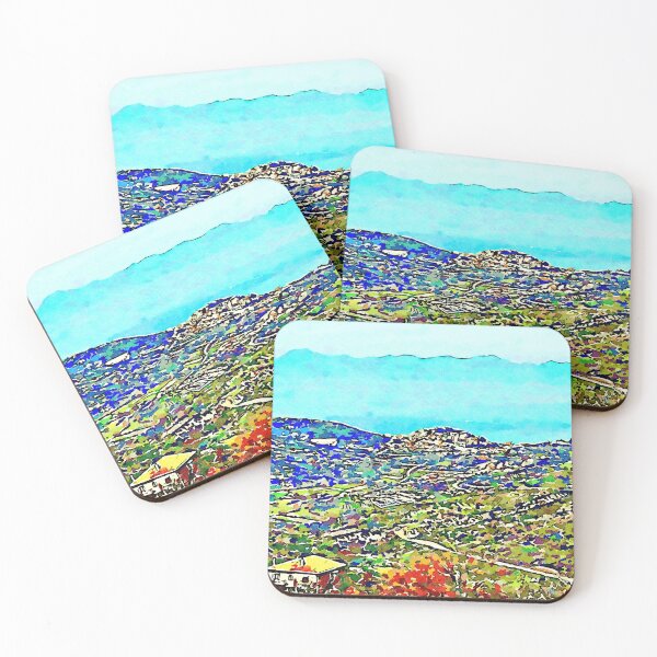 Item preview, Laureana Cilento: seascape with village of Agropoli designed and sold by Giuseppe Cocco.