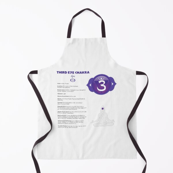 Item preview, Third Eye Chakra Chart & Illustration designed and sold by serenaking.
