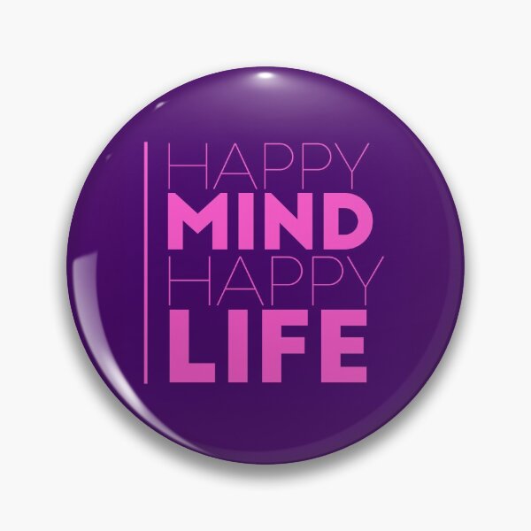 Item preview, Happy mind happy life designed and sold by colorsofcherry.
