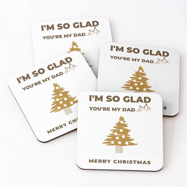 Item preview, I AM SO GLAD YOU'RE MY DAD | MERRY CHRISTMAS  designed and sold by Ashalcheema.