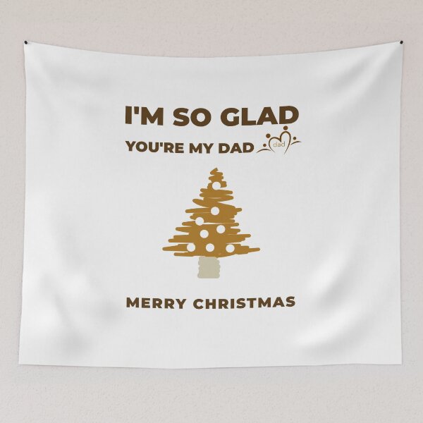 Item preview, I AM SO GLAD YOU'RE MY DAD | MERRY CHRISTMAS  designed and sold by Ashalcheema.