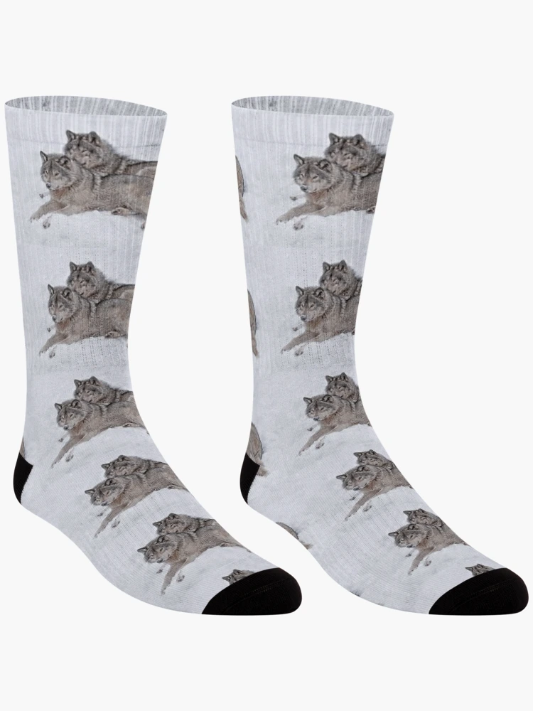 Thumbnail 3 of 5, Socks, Timber Wolves designed and sold by WolvesOnly.
