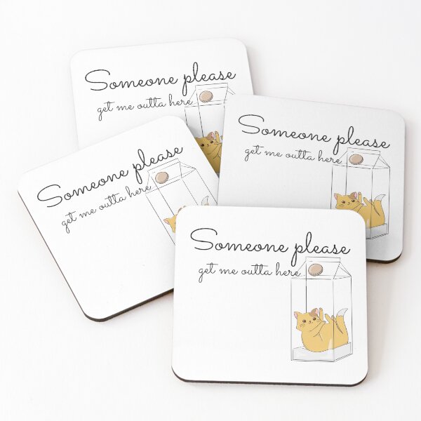 Item preview, Someone please get me outta here for Cat and Milk lovers designed and sold by SAVWIS.