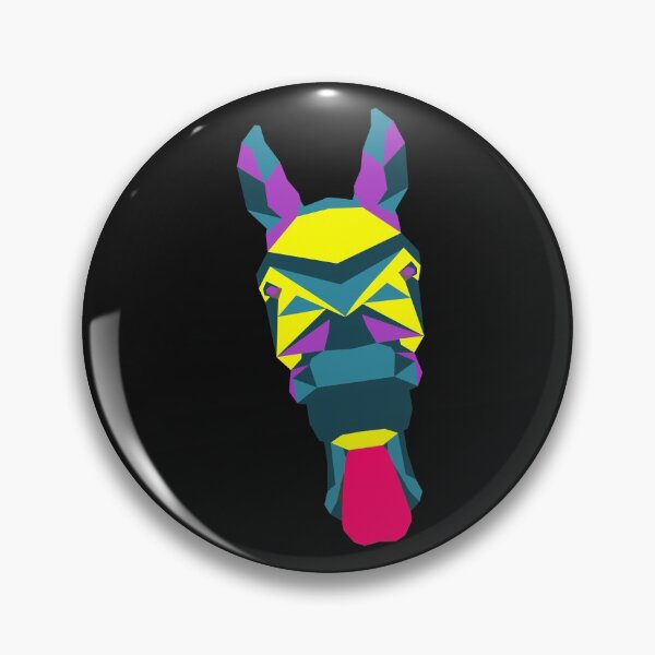 Item preview, Funny horse color polygon gift designed and sold by CareShare Design.
