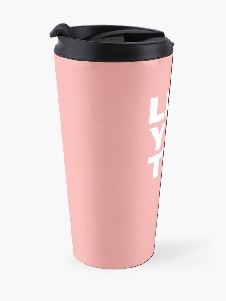 Alternate view of I am a Rose Gold Litty Titty Travel Coffee Mug