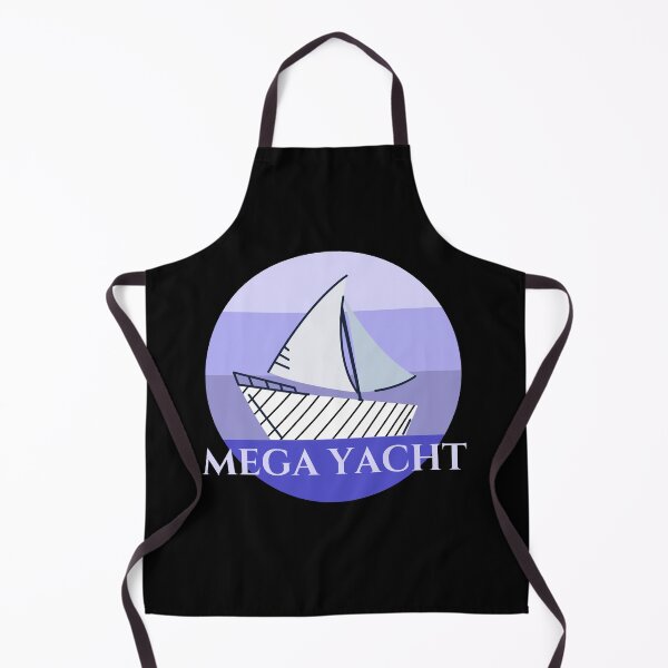 Item preview, Purple Gradient Shadows Mega Yacht White, Blue and Yellow Luxury Luxurious Life Billionaire Gift designed and sold by conceptDVS.