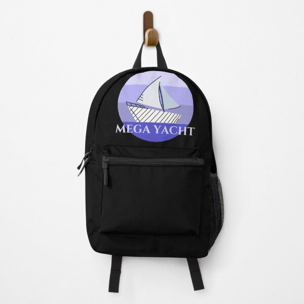 Item preview, Purple Gradient Shadows Mega Yacht White, Blue and Yellow Luxury Luxurious Life Billionaire Gift designed and sold by conceptDVS.