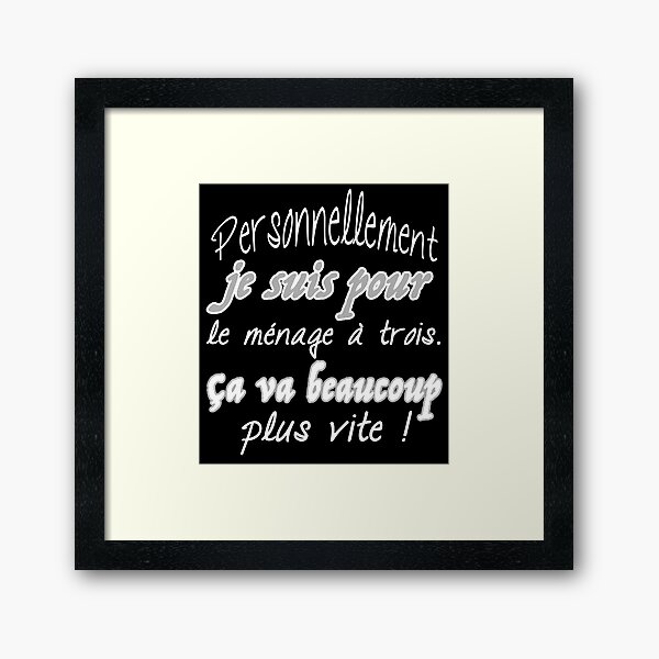 Item preview, Threesome Text Humor designed and sold by Garisp44.