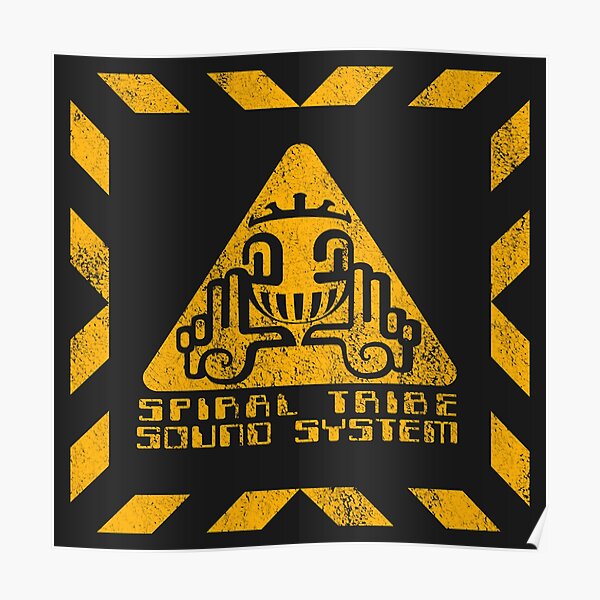 Système audio Spiral Tribe Poster