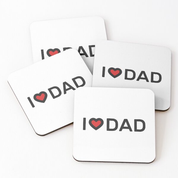 Item preview, I LOVE DAD designed and sold by ArtAlexDesign.