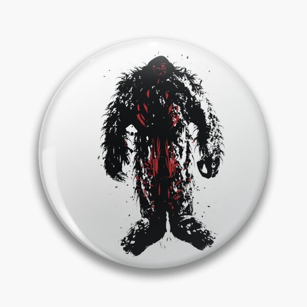 Item preview, The Mysterious Big Foot - Black Splatter designed and sold by OthersidePrints.