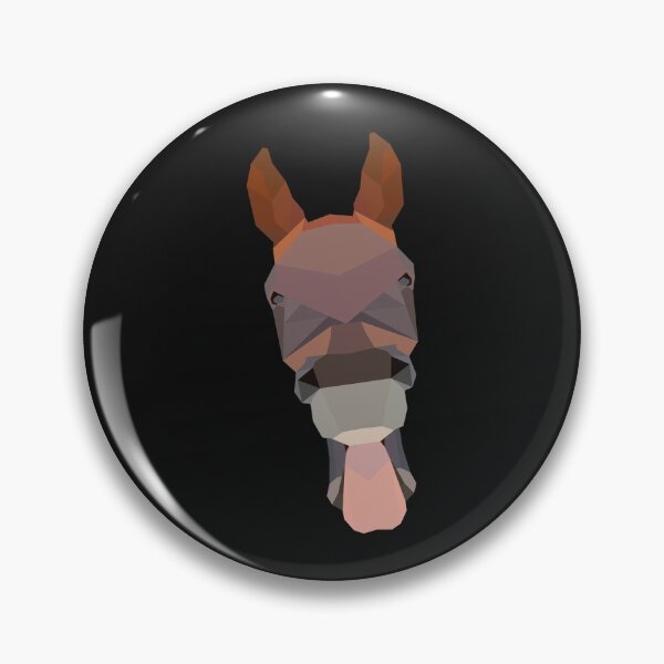Item preview, Funny horse polygon gift designed and sold by CareShare Design.