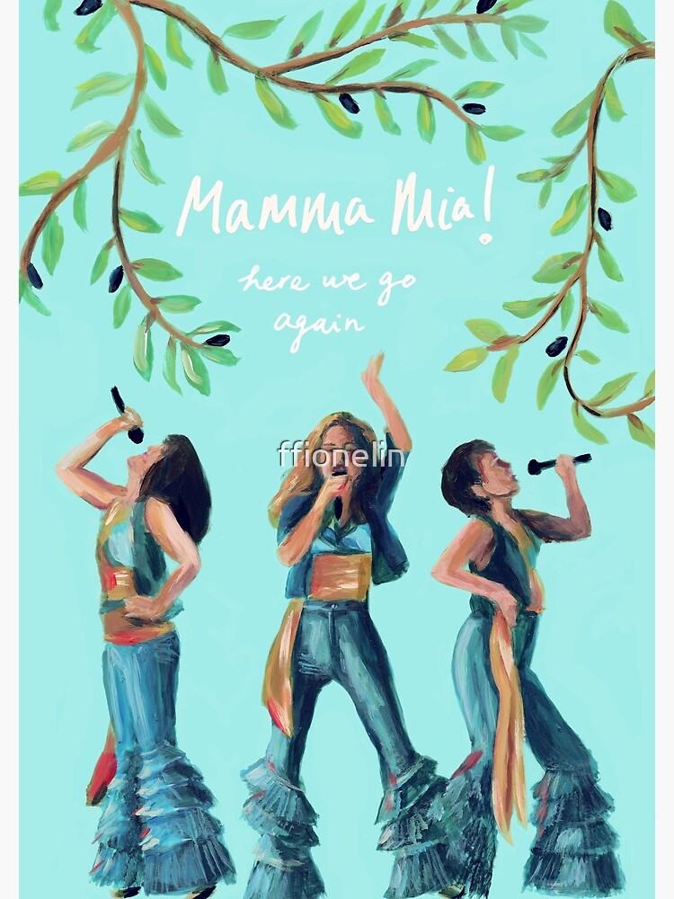MAMMAMIA HERE WE GO AGAINパンフレット Mamma Mia! 2 Here We Go Again 13 x 19 Poster Numbered Art