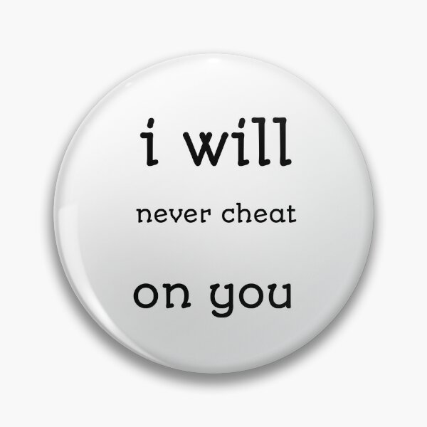 Item preview, i will never cheat on you white lie party T-Shirt designed and sold by aichachams.