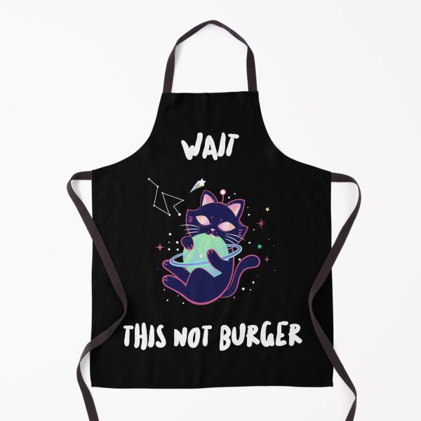 Item preview, Wait this not burger - galactic cat design designed and sold by VioletStudio.