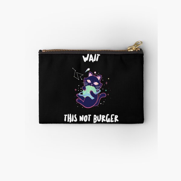 Item preview, Wait this not burger - galactic cat design designed and sold by VioletStudio.