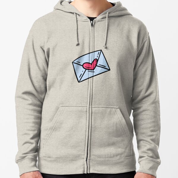 love mail Zipped Hoodie
