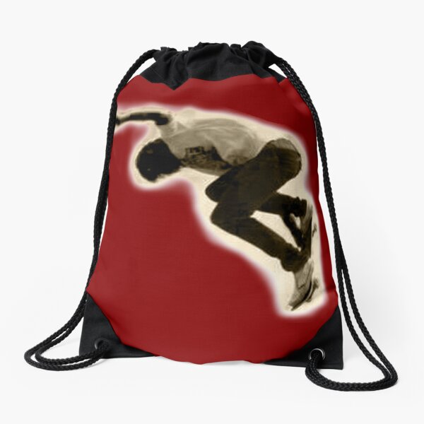 SKATEBOARDER. Skateboard, Skateboarding, sidewalk surfing, Jumper. Drawstring Bag