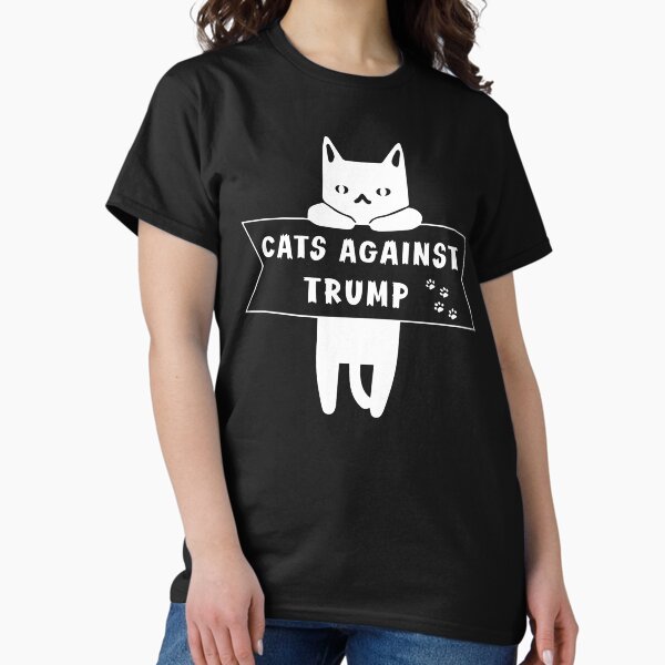 Vista previa del artículo con la obra «Gatos contra TRUMP # 4», diseñado y vendido por Achily.