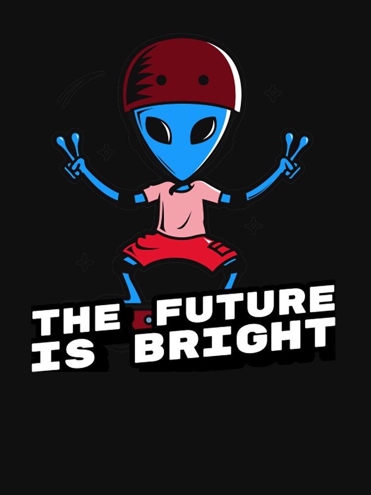 Discover The Future is Bright  Racerback Tank Top