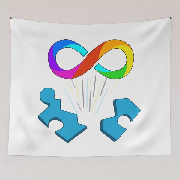 Item preview, Autism Acceptance - Infinity sign designed and sold by QuinnRamsay.