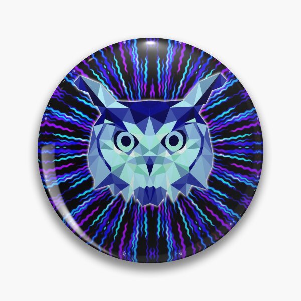 Item preview, Geometric Winter Ice Owl designed and sold by NoMatterLab.