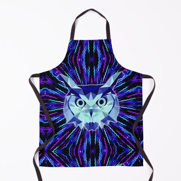 Item preview, Geometric Winter Ice Owl designed and sold by NoMatterLab.