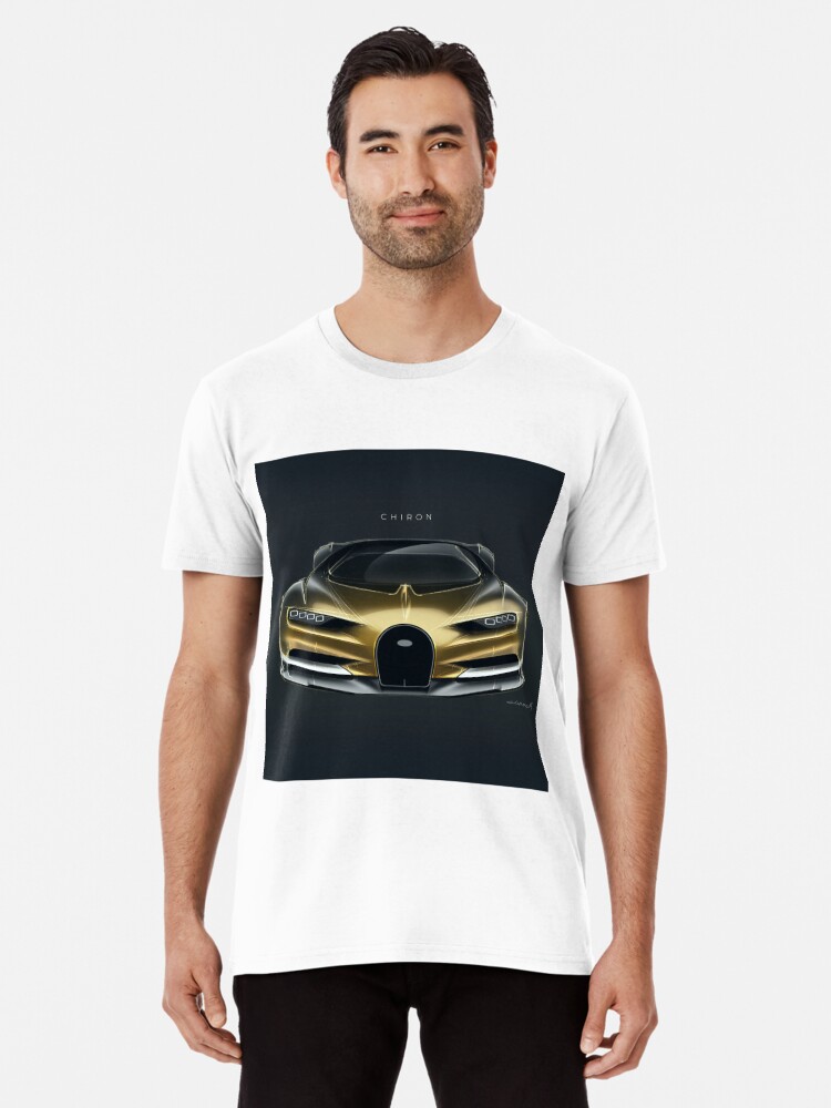 Digital Bugatti Chiron T-Shirt Art Sale Premium for Redbubble Illustration\