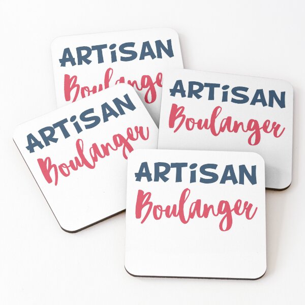 Craftsman baker gift humor funny profession Coasters (Set of 4)