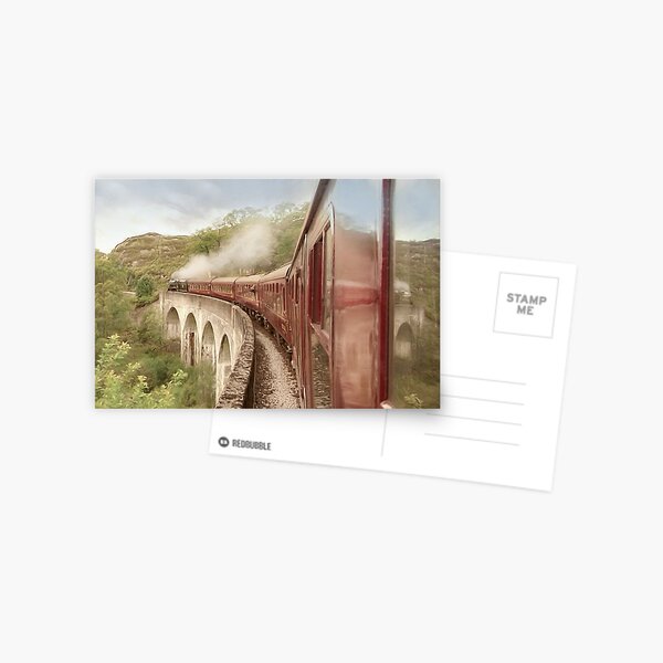Full steam ahead Postcard