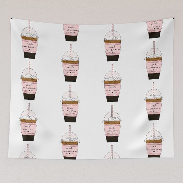 Item preview, Stray Kids ICED AMERICANO Joha Coffee PINK Cute designed and sold by SugarSaint.